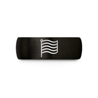 best presents for siblings – black & gold tungsten pride wedding band