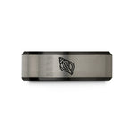 birthday present ideas sister – black & blue & grey tungsten conch shell wedding band