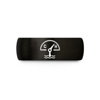 unique birthday presents siblings – black tungsten coolant temperature gauge wedding band