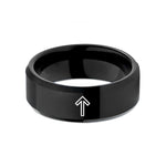 sister birthday present ideas – black tungsten tiwaz wedding band
