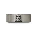 unique sister presents – blue & silver tungsten taegeuk symbol trigrams wedding band