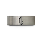 easy birthday surprises – blue & grey tungsten fishing hook wedding band