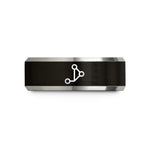 small surprise presents her – black & silver tungsten git branch diagram wedding band