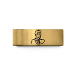 simple men's ring ideas – gold tungsten son-in-law heart wedding band