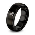 black tungsten speed square ring