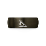 small unique presents him – gunmetal & black tungsten speed square wedding band