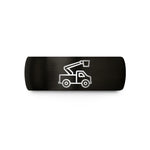 dad's day present ideas – black tungsten bucket truck wedding band