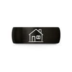 dad's day present ideas – black tungsten single family house wedding band