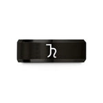 unique presents for friends – black tungsten jupiter wedding band