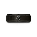 personalized presents for friends – black tungsten pig hoof wedding band