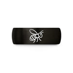 cute presents for girlfriend – black & gold tungsten honeybee wedding band