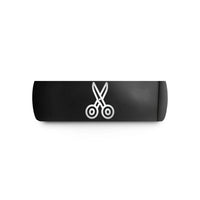best present for her – black tungsten scissors wedding band