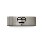 unique keepsakes for her – gold & gray tungsten asexual flag wedding band