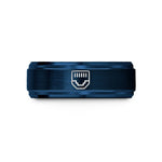 unique keepsakes for her – blue tungsten rj45 jack wedding band