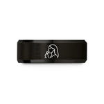 tungsten wedding band women – black tungsten singer microphone wedding band