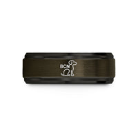 tungsten wedding bands her – gunmetal & black tungsten bcn wedding band