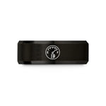 personalized jewelry for her – black tungsten fuel gauge wedding band