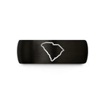 small jewelry for her – black & gold tungsten south carolina state wedding band