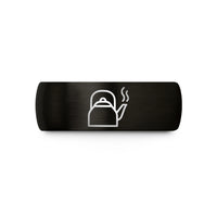 present ideas for couples – black tungsten camping kettle steam wedding band