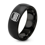 Small Gift Ideas Women – black tungsten pulled pork sandwich ring