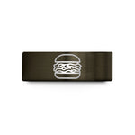 small presents for her – gunmetal & rose gold tungsten pulled pork sandwich wedding band