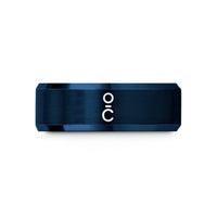 tungsten rings for him – blue tungsten carbonyl co wedding band