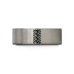affordable presents for partners – blue & gray tungsten tire tread wedding band