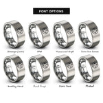 font options for inside engraving on grey sniper scope rings