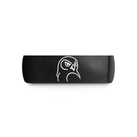 black tungsten snowy owl wedding band