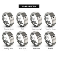 font options for inside engraving on gray sowilo rings