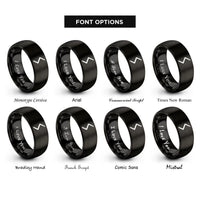 font options for inside engraving on black sowilo rune rings