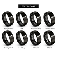 font options for inside engraving on black sowilo rune rings