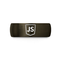tungsten wedding bands – gunmetal & black tungsten javascript wedding band
