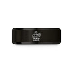 women tungsten band size – black tungsten train hard barbell wedding band