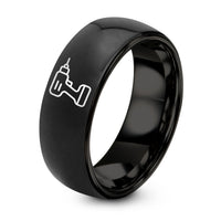 Special Edition Tungsten Ring – black tungsten cordless drill ring