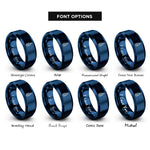 font options for inside engraving on blue sulfur s rings