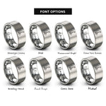 font options for inside engraving on gray sumo deadlift rings