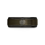 top present ideas teens – gunmetal & black tungsten swarm of bats wedding band