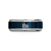 best presents for teens – blue & grey tungsten colosseum wedding band