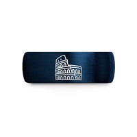 cool birthday presents teenagers – blue tungsten colosseum wedding band