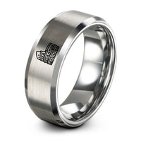 best presents for teens – silver tungsten colosseum ring