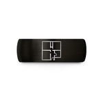 personalized presents for her – black tungsten floor plan wedding band
