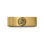 special teen present ideas – gold tungsten sand ripples wedding band