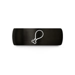 personalized jewelry for spouse – black tungsten chicken drumstick wedding band