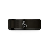 personalized presents for men – black tungsten united kingdom wedding band