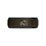 thank you present for him – gunmetal & black tungsten reach stacker wedding band