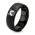 swatch color sample for Tuxedo Cat Icon ring style 01