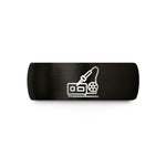 engraved rings for women – black tungsten soldering station wedding band