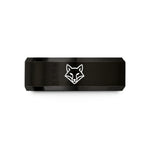 sister appreciation presents ideas – black tungsten fox wedding band