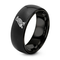 thank You Gifts for Sister – black tungsten raven key ring